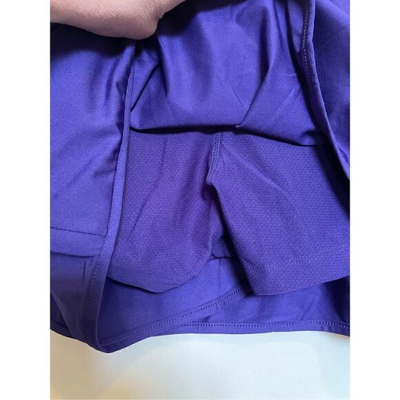 🔴 NWT TSLA Women's Athletic Skort Purple Tennis Skirt size S - Picture 12 of 12